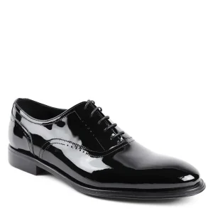 Bruno Magli Dress Shoes^Arno Sera Plain-Toe Balmoral Oxford Patent Black
