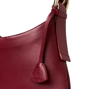 Bruno Magli Handbags^Cora Mini Hobo Wine Nappa Leather Wine Leather