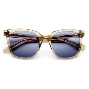 Bruno Magli Sunglasses^Monas Limited Edition Women's Oversized Sunglasses Crystal Nude