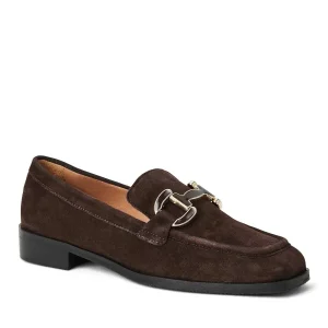 Bruno Magli Flats & Loafers^Natalie Square Toe Loafer Brown Suede