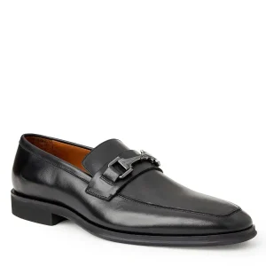 Bruno Magli Dress Shoes^Raging Bit Leather Loafer Black
