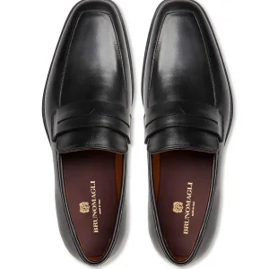 Bruno Magli Dress Shoes^Raging Leather Penny Loafer Black