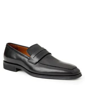 Bruno Magli Dress Shoes^Raging Leather Penny Loafer Black