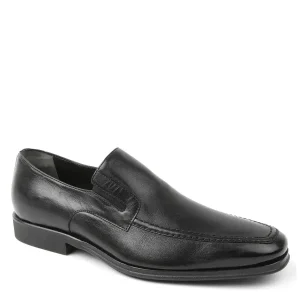 Bruno Magli Dress Shoes^Raging Leather Slip-On Black Leather