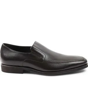 Bruno Magli Dress Shoes^Raging Leather Slip-On Dark Brown Leather