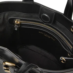 Bruno Magli Handbags^Tessa Mini Tote Black Calf Black Leather