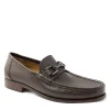 Bruno Magli Dress Shoes^Trieste Classic Leather Moccasin Dark Brown Cervo
