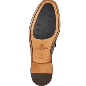 Bruno Magli Dress Shoes^Trieste Classic Moccasin- Black Croc Black Croc-Print Leather
