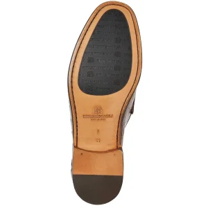Bruno Magli Dress Shoes^Trieste Classic Moccasin- Brown Croc Brown Croc-Print Leather
